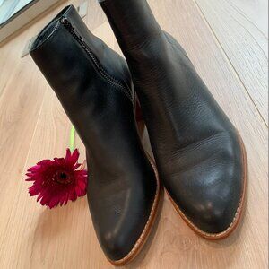 Solsana black ankle boot - Genuine Leather, size 41